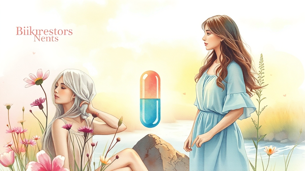 피임약 부작용과 대처법 (watercolor 스타일)
