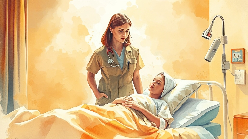 병원동행매니저란? (watercolor 스타일)