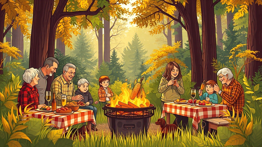 바베큐존 완벽 이용 가이드 (illustration 스타일)