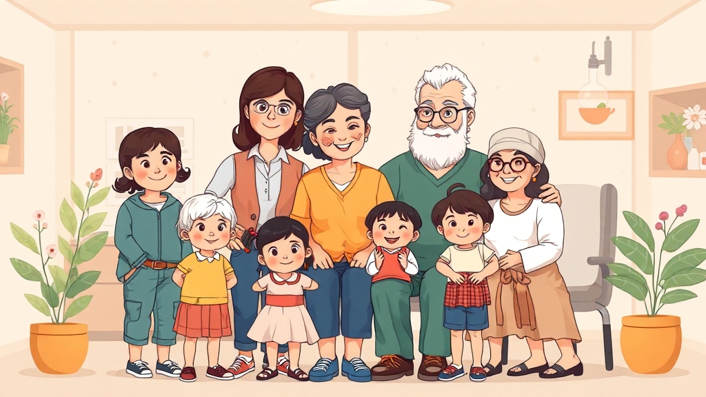 예방접종 대상 및 시기 (cartoon 스타일)