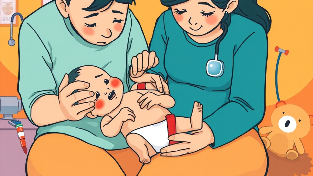 예방접종 후 흔한 부작용 (cartoon 스타일)