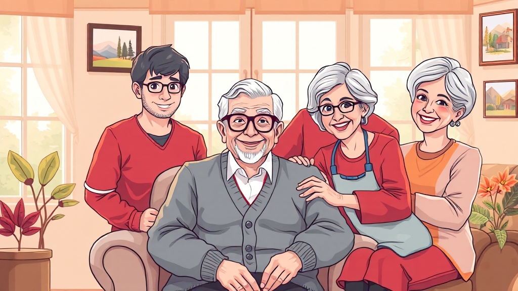 정부 지원금 내용 및 한도 (cartoon 스타일)