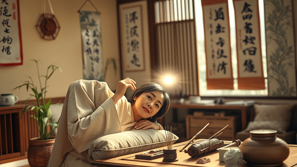 한의학적 청력 회복 (realistic 스타일)