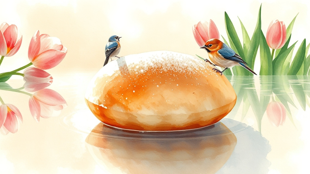 공진단 올바른 복용법 (watercolor 스타일)