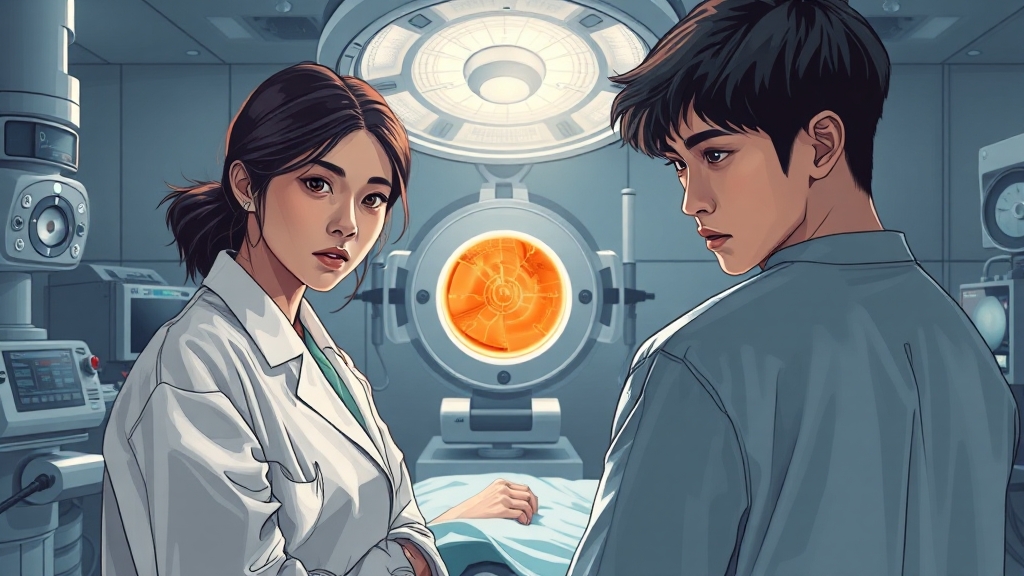 드라마 '하이퍼나이프' 시청 후기 (illustration 스타일)
