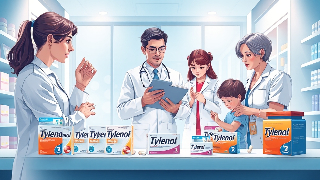 나에게 맞는 타이레놀은? (illustration 스타일)