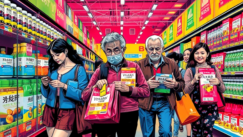 다이소 영양제, 시장의 변화를 이끌다 (popart 스타일)