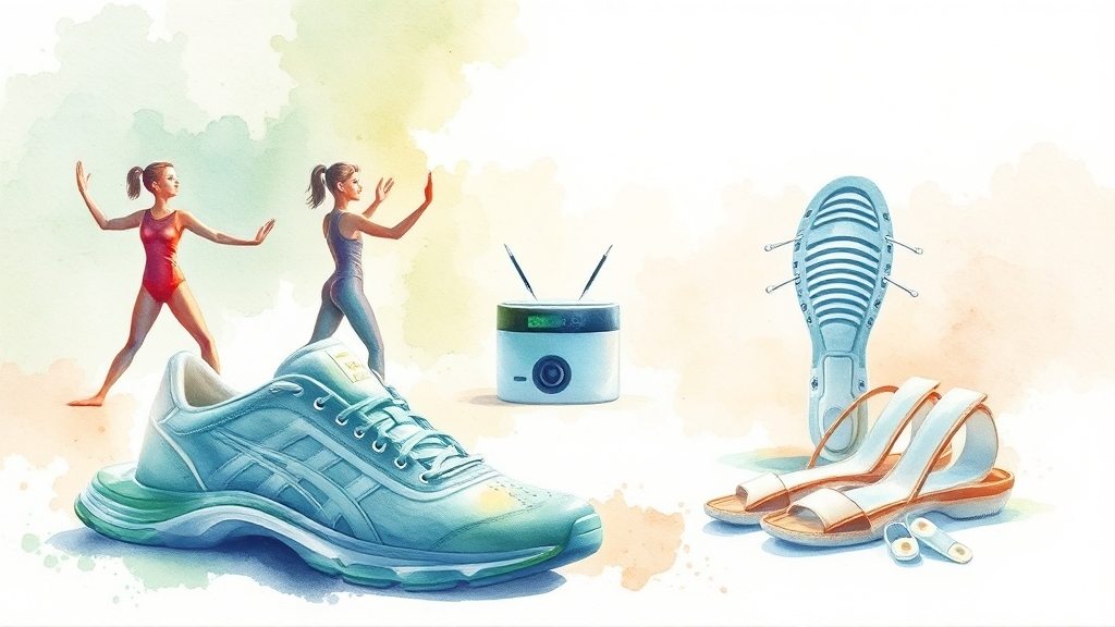 발뒤꿈치 통증, 효과적인 치료법 (watercolor 스타일)