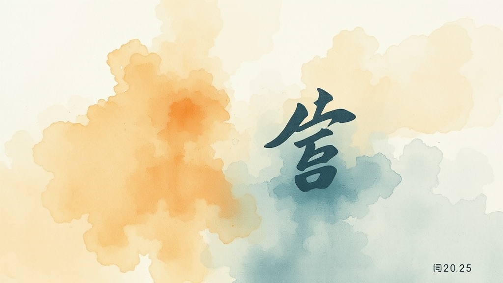 췌장암 치료 옵션과 생존율 (watercolor 스타일)