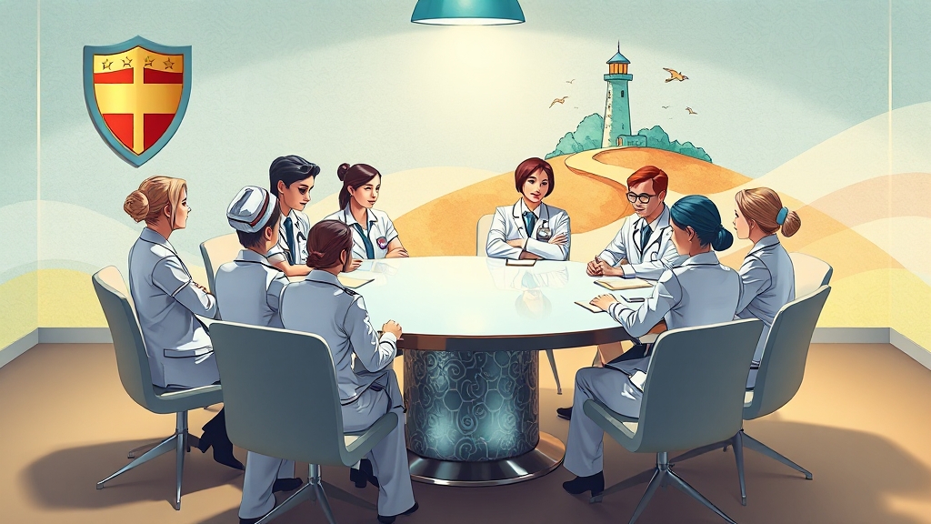 간호법 시행규칙, 어떻게 적용될까? (illustration 스타일)