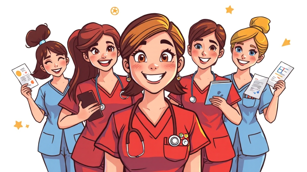 간호조무사, 역할은 어떻게 바뀔까? (cartoon 스타일)