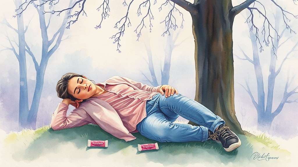 저혈당 발생 시, 어떻게 대처해야 할까요? (watercolor 스타일)