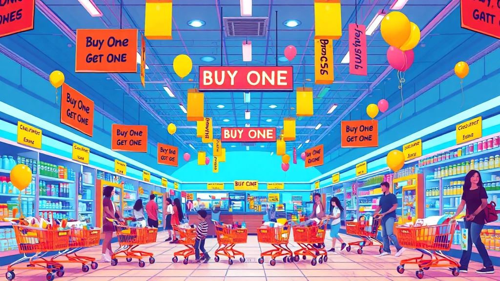 창고형 약국, 왜 인기일까? (cartoon 스타일)