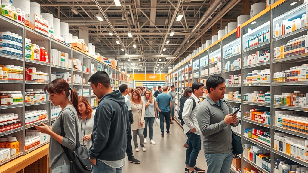 기존 약국과 무엇이 다를까? (realistic 스타일)