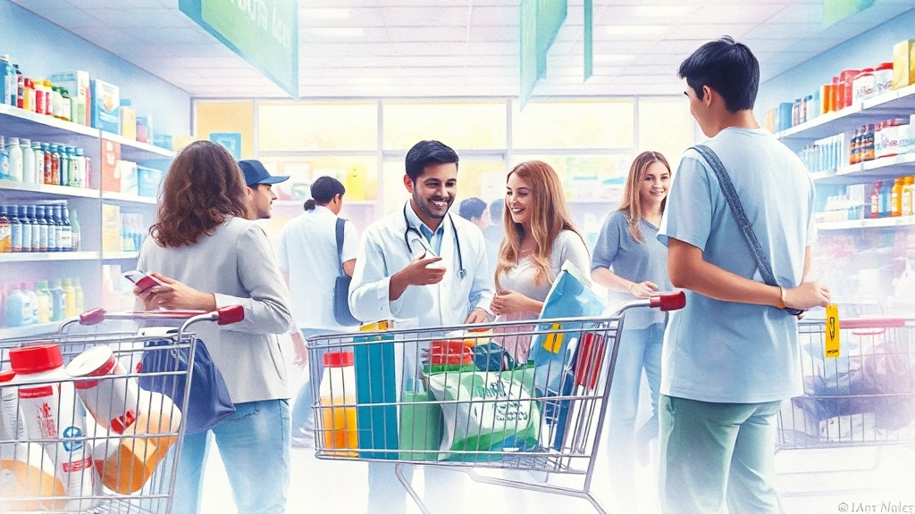 쇼핑은 어떻게 할까? (watercolor 스타일)