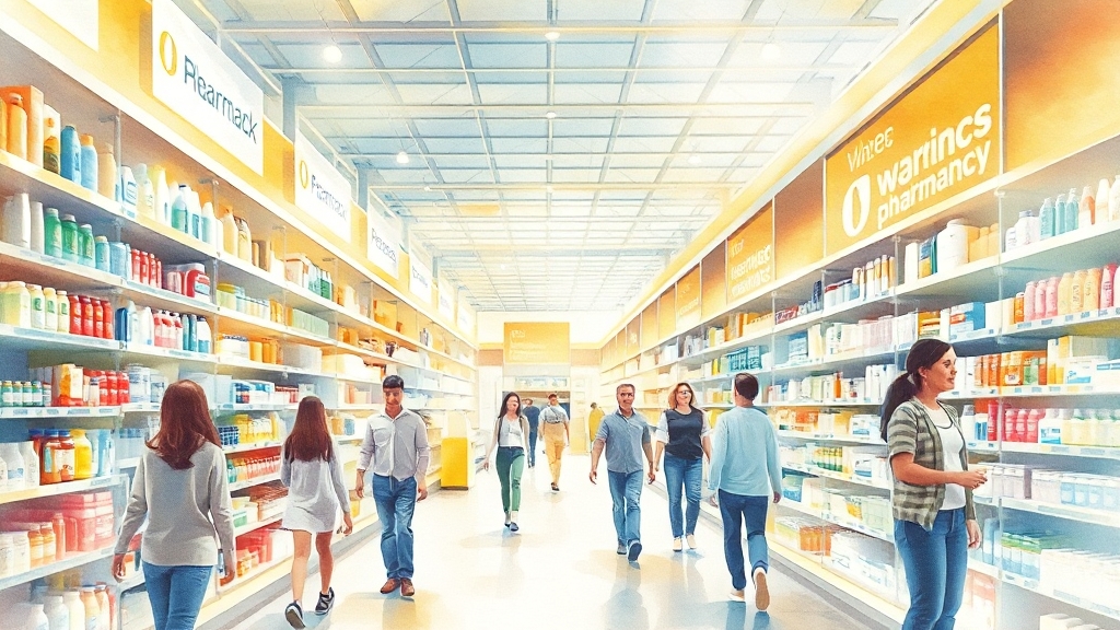 기존 약국과 차이점은? (watercolor 스타일)