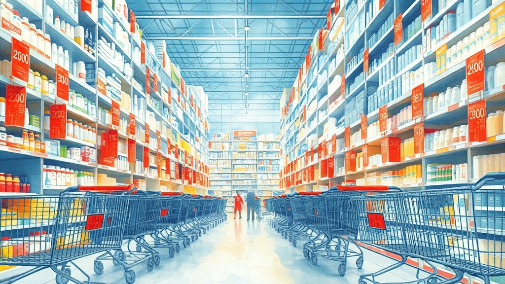 판매 제품 및 가격 경쟁력 (watercolor 스타일)