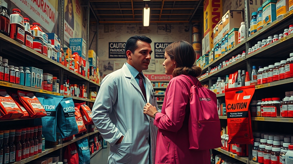 방문 시 유의사항 (popart 스타일)