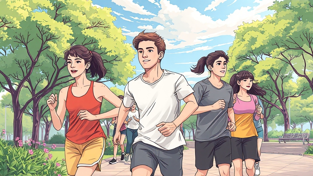 운동 & 일상생활 활용성 UP (illustration 스타일)