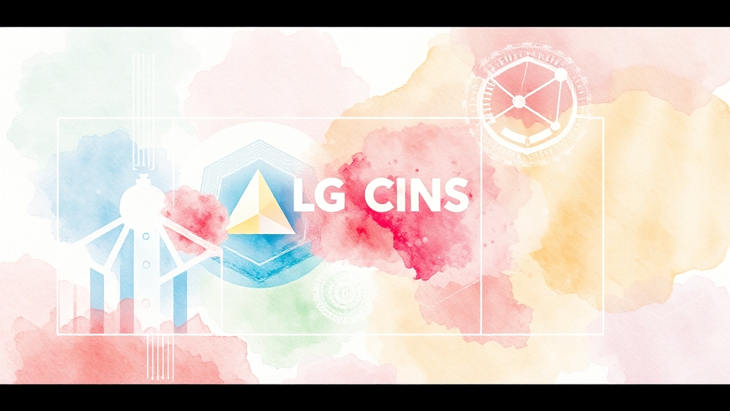 LG CNS와 코히어의 협력 (watercolor 스타일)