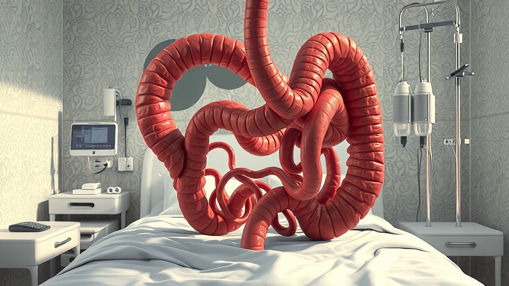 마비성 장폐색이란? (illustration 스타일)