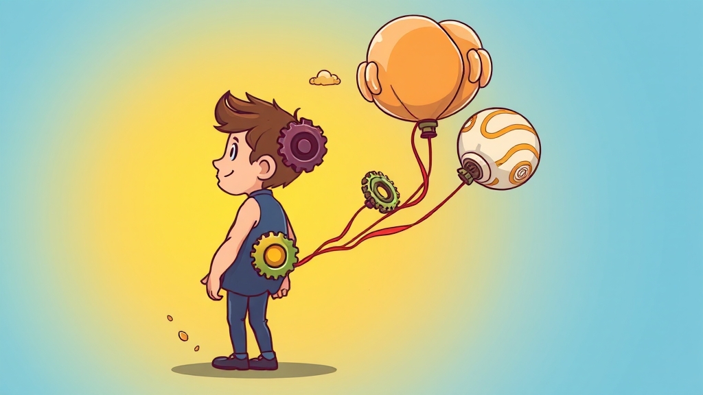 방귀 냄새 원인: 음식 & 건강 (cartoon 스타일)