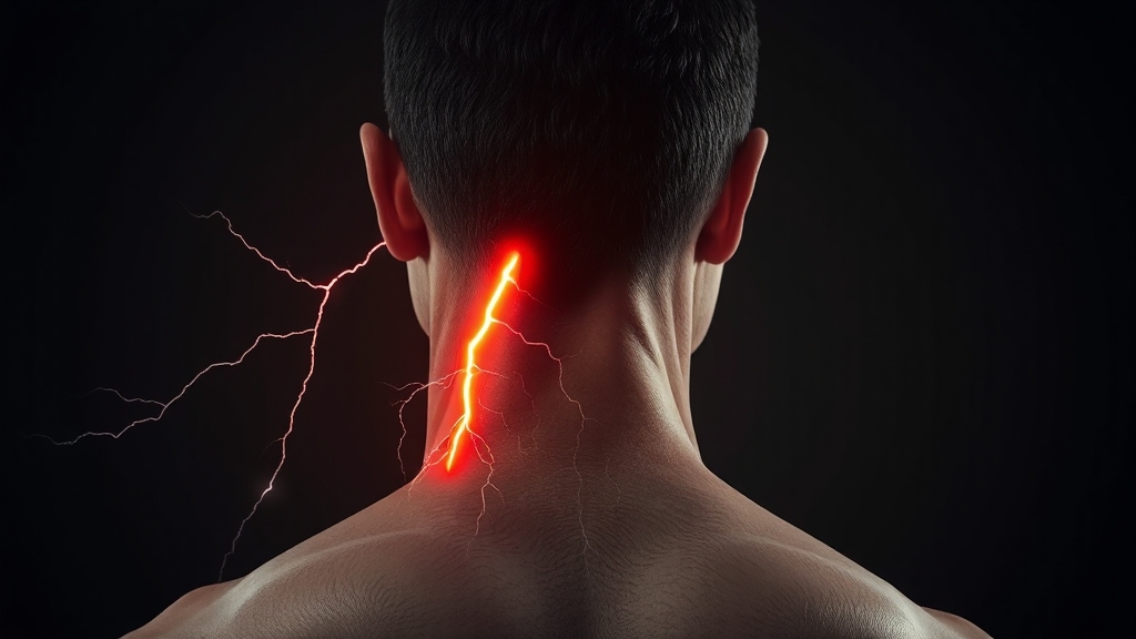 후두 신경통이란? (realistic 스타일)