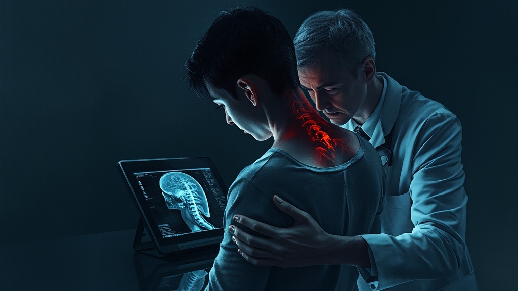 후두 신경통 관련 질환 (watercolor 스타일)