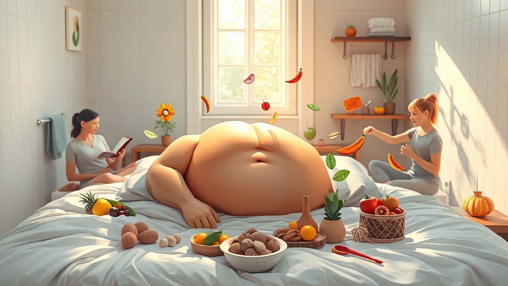 위 건강, 5가지 생활 습관 (illustration 스타일)