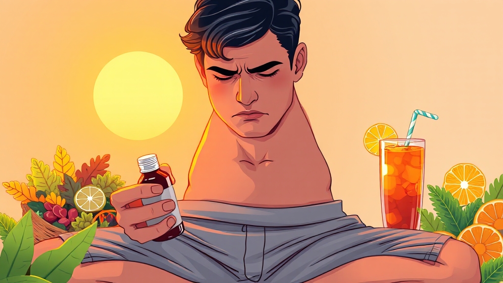 스트레스와 위 건강의 관계 (illustration 스타일)