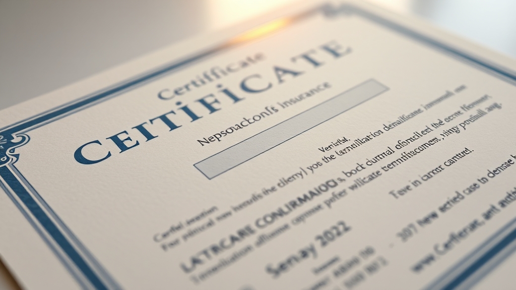 발급 시 주의사항 (realistic 스타일)