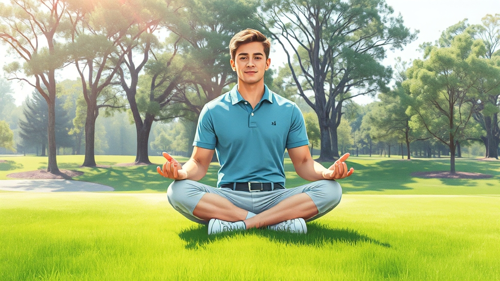 심리적 접근으로 입스 극복하기 (illustration 스타일)