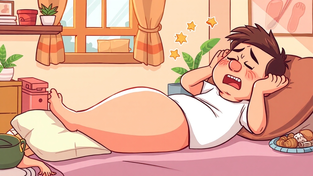 체함 vs 급체 차이점 (cartoon 스타일)