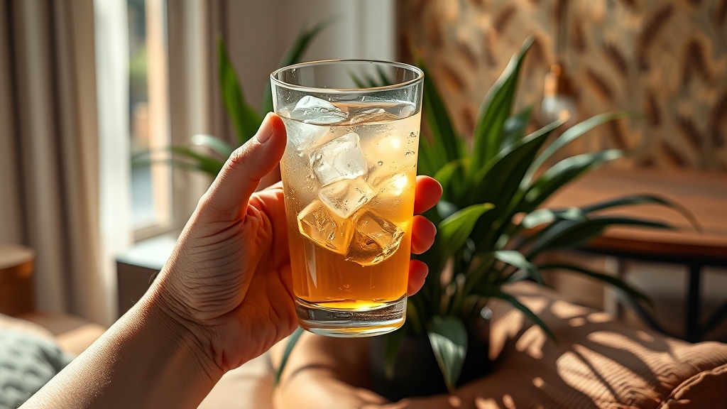 옥수수수염차 원액이란? (realistic 스타일)