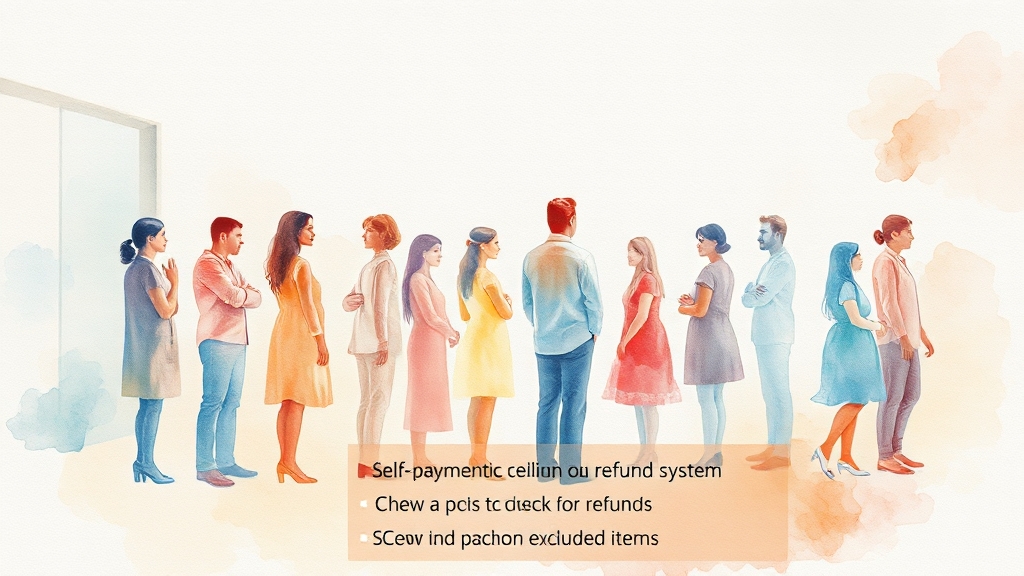 본인부담상한액 환급, 무엇일까요? (watercolor 스타일)