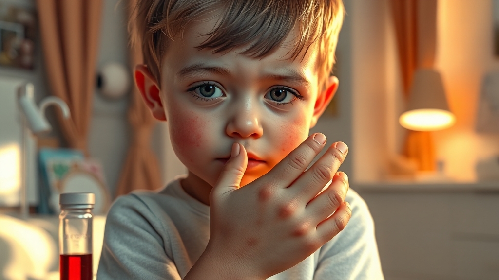 주요 증상 및 진단 (realistic 스타일)