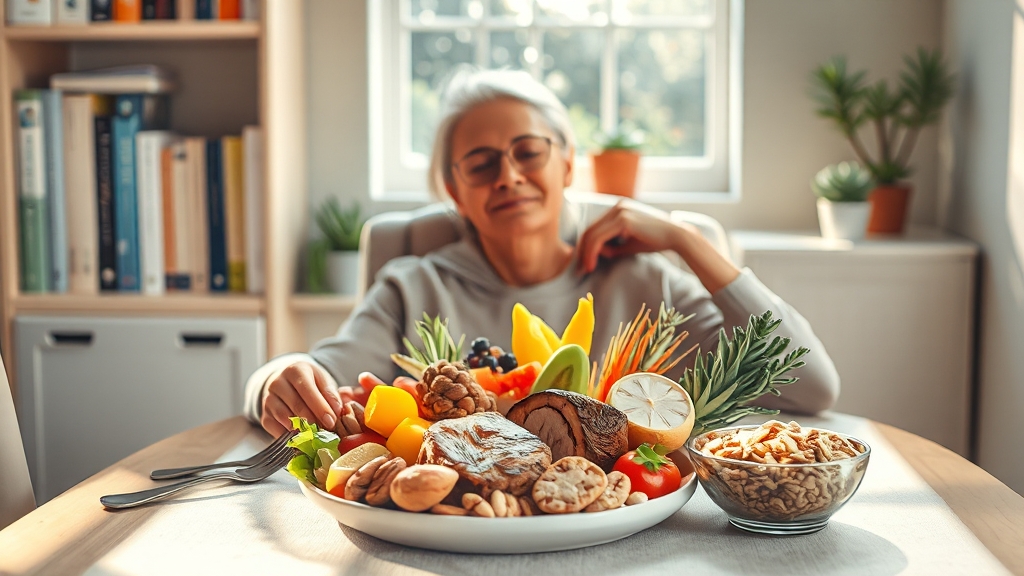 식단 & 식습관 개선 (realistic 스타일)