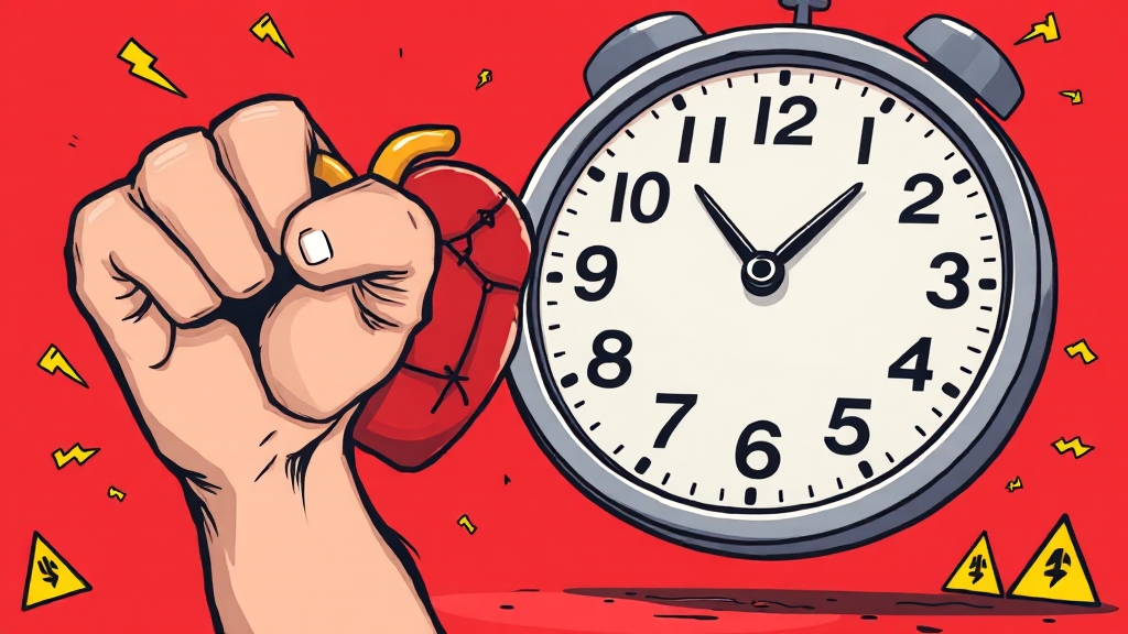 주요 증상과 징후는? (cartoon 스타일)