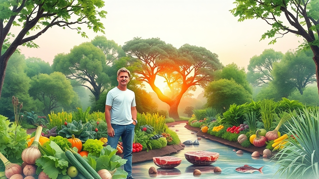 식습관, 어떻게 관리해야 할까? (watercolor 스타일)