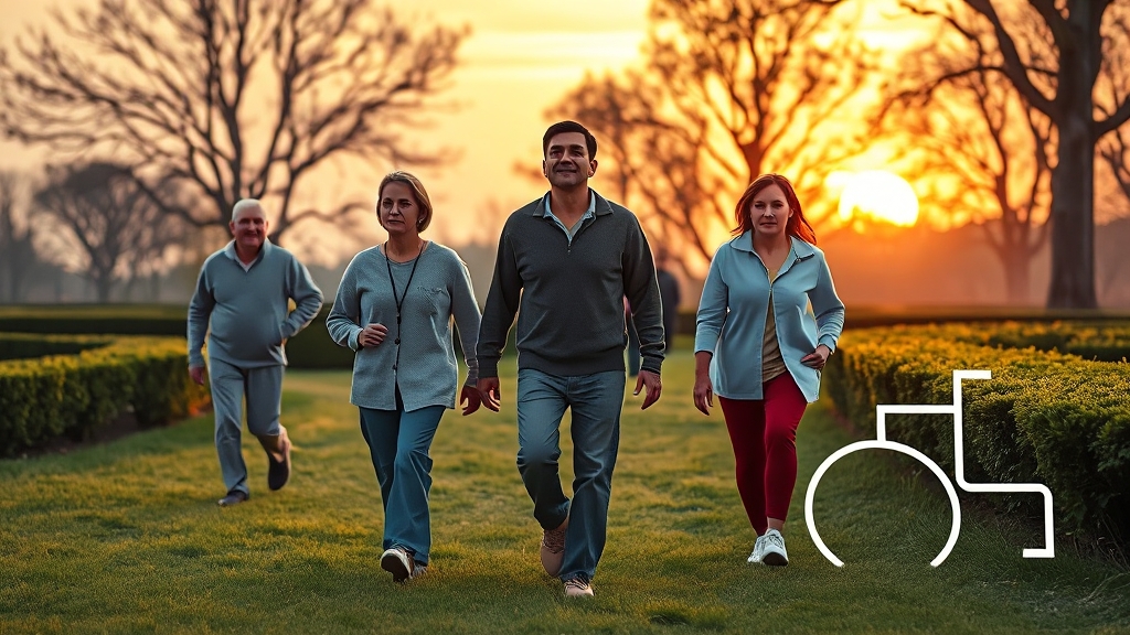 루게릭병 치료 방법 및 관리 (realistic 스타일)