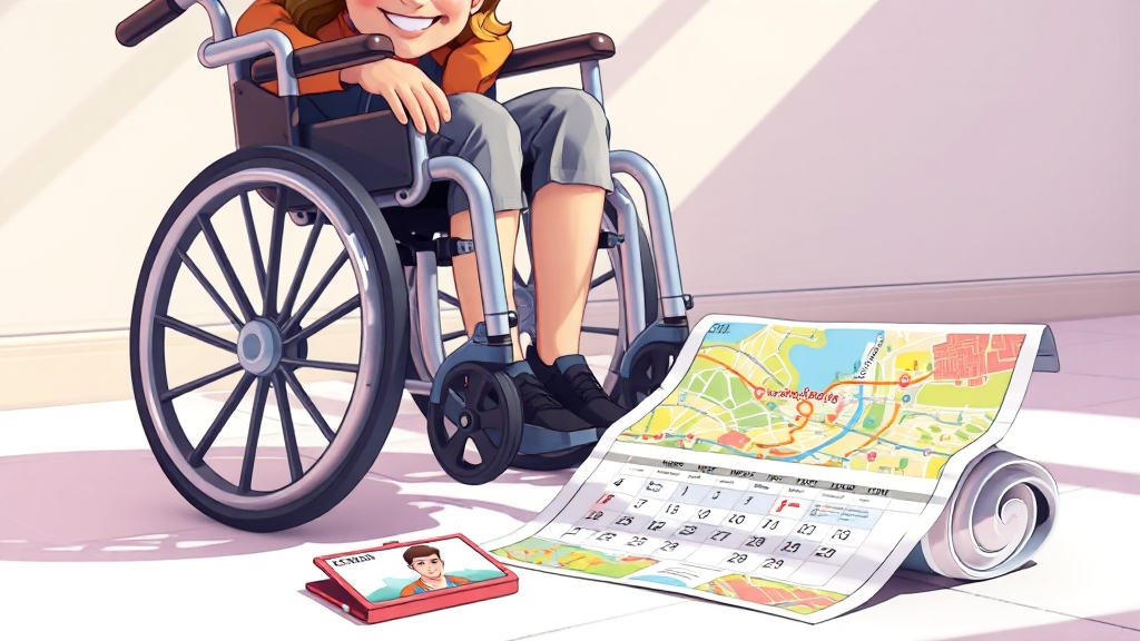 휠체어 대여, 궁금증을 해결해 드립니다! (cartoon 스타일)