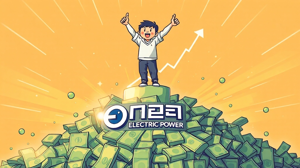 배당금 정책 및 전망 (cartoon 스타일)