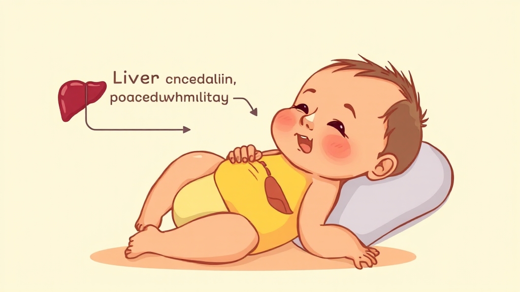 황달의 원인과 빌리루빈 (cartoon 스타일)