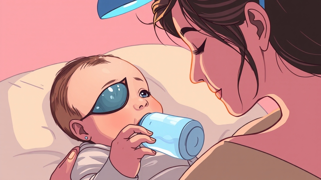 신생아 황달 치료 방법 (illustration 스타일)