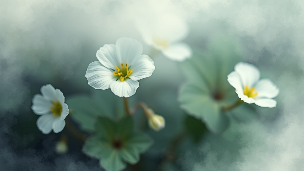 한련초, 그 정체는? (watercolor 스타일)