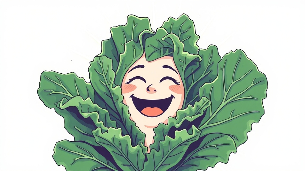 컬리케일, 건강 지킴이 (illustration 스타일)