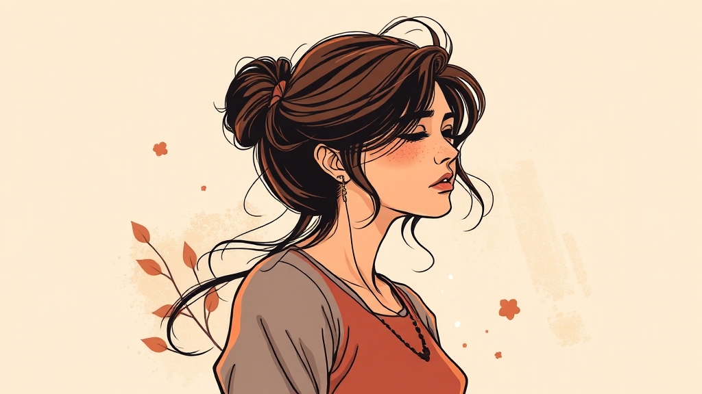 관계 종료 후 회복 (illustration 스타일)