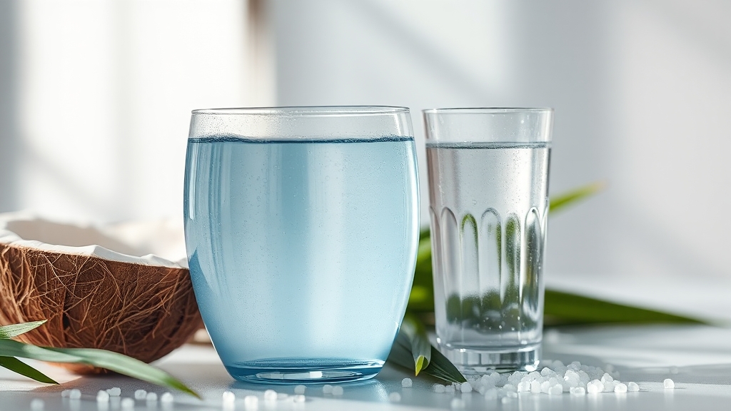 코코넛워터와 혈당, 괜찮을까? (realistic 스타일)