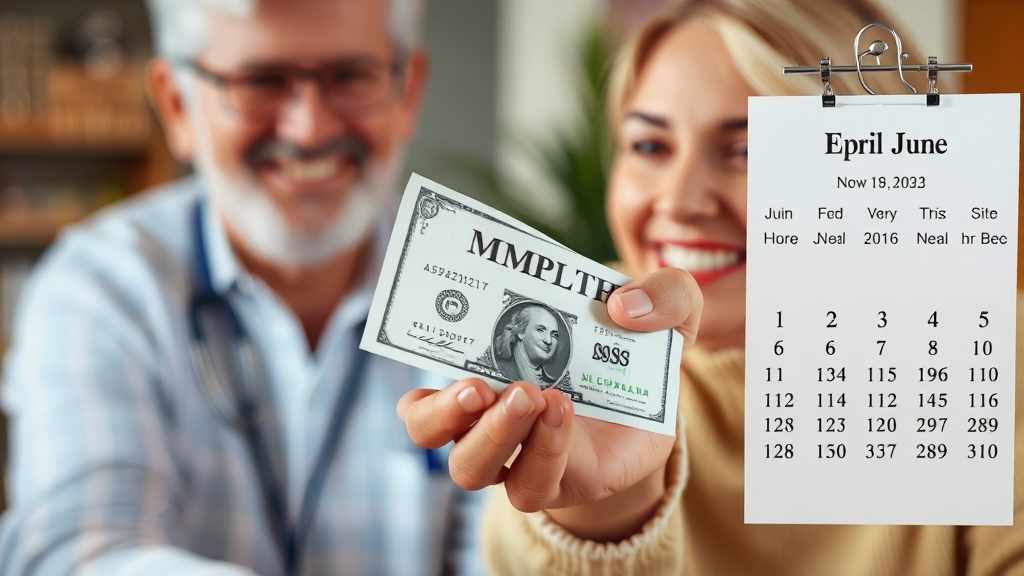 지급 시기 및 확인 방법 (realistic 스타일)