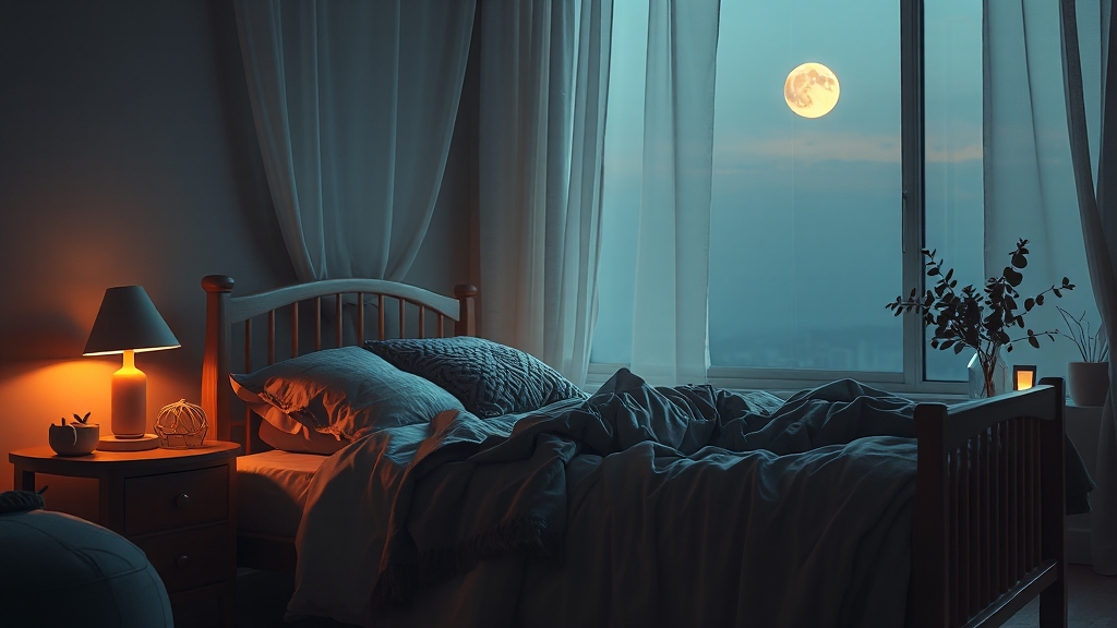 숙면을 위한 마무리 (realistic 스타일)